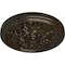 Ekena Millwork Katheryn Ceiling Medallion (Fits Canopies up to 2 1/8"), 14 1/2"OD x 2 3/4"P, Stone Hearth Crackle CM14KTSHC - alternate 2